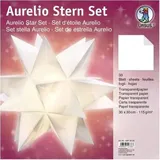 Faltblätter Aurelio Stern Transparentpapier 115g/qm 30x30cm 33 Blatt weiß