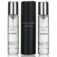 Chanel Allure Sport Eau de Toilette refillable 20 ml + Nachfüllung 2 x 20 ml