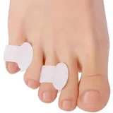 Gel Zehenspreizer Kleiner Zeh, [4x] Zehentrenner Silikon, Zehenstrecker für überlappende Zehen, Relief Kleiner Zehen Druck und Schmerzen