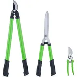 Relaxdays Gartenschere 3-teiliges Set