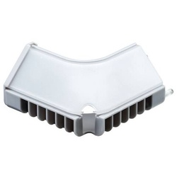 LED Strip Profil Corner Verbinder Inside Edge 2er Pack Grau