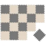 LittleTom - 18 Teile Baby Kinder Puzzlematte ab Null 30x30 Puzzle Spielmatte Krabbelmatte