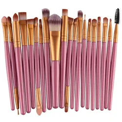 Pinselset Makeup Professionelles 20 Stk. Make Up Pinsel Set Kosmetikpinsel Neu