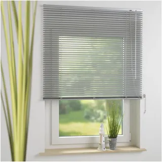 Aluminium-Jalousie, Wand -und Deckenmontage, Breite: 120 cm/Länge: 160 cm, Farbe: Silber