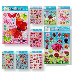 Aufkleberset: Blumenmuster - verschiedene