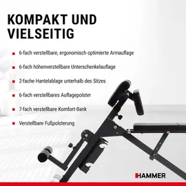 Hammer Ab&Back Trainer schwarz
