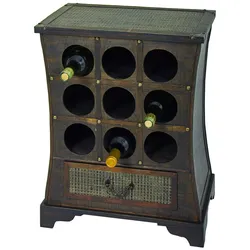 Weinregal Flaschenregal Regal Wein für 9 Flaschen