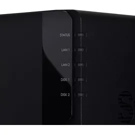 Synology DiskStation DS224+ NAS System 2-Bay inkl. 2x Gb LAN