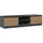 veneti Lowboard 140 x 36 x 40 cm Eiche/Kunststoff/Metall/Stahl/Spanplatte