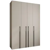 abiks möbel Drehtürenschrank COMO 170 x 245,5 x 50 cm Schwarz