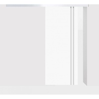 Kilsgaard Schiebetür Rundum-sorglos Set Typ 422-L Weiß lackiert ähnlich RAL 9010