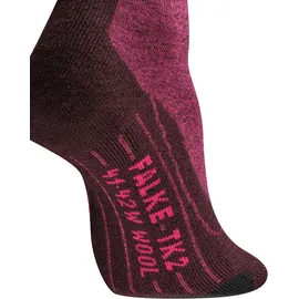 Falke TK2 Wool Trekkingsocken Damen burgundy 39-40