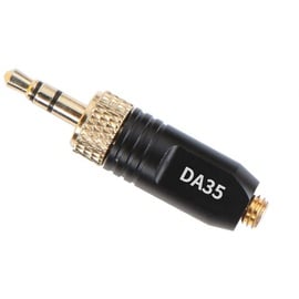 Deity DA35 Microdot Adapter for W.Lav black