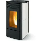 Mcz - Pelletofen Alyssa 6,3 Kw Gusseisen Keramik Pelletsofen Pelletkaminofen Holz Weiß
