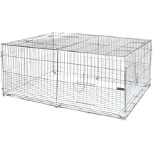 Kerbl Jungtier-Freilaufgehege mit Ausbruchsperre 144 x 112 x 60 cm verzinkt
