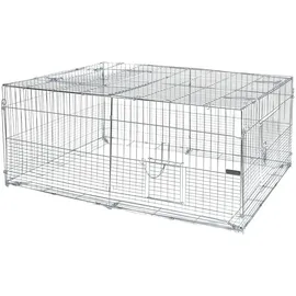 Kerbl Jungtier-Freilaufgehege mit Ausbruchsperre 144 x 112 x 60 cm verzinkt