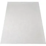 KADIMA DESIGN KURZFLORTEPPICH, einfarbig, aus Polyester, Weiß, 200 x 280 cm