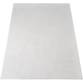 KADIMA DESIGN KURZFLORTEPPICH, einfarbig, aus Polyester, Weiß, 200 x 280 cm