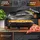 Kesser Pizza-Ofen elektrisch bis 400 Grad Elektrischer Pizzabäcker 1200W mit feuerfester Steinplatte & Timer Durchmesser 32cm | 5 Heizstufen &... | Schwarz