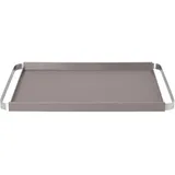 BLOMUS Tablett Pegos 50,1 x 31,8 cm Edelstahl Grau Hellgrau