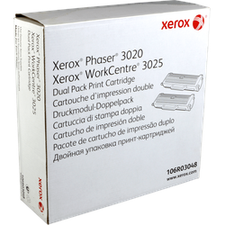 2 Xerox Toner 106R03048  schwarz  Doppelpack