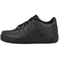 Nike Air Force 1 One Low All Black GS Sneaker schwarz weiss, Schuhgröße:EUR 36, Farbe:schwarz