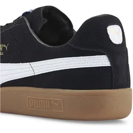 Puma Handball Indoor Court Shoe, Black White Gum, 40.5