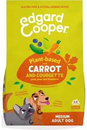 Edgard & Cooper Pflanzliche Kroketten Für Erwachsene Hunde Medium Karotten & Zucchini 7kg