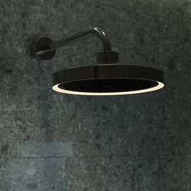Ideal Standard Solos 3-Funktions-Kopfbrause Ø 33 cm, LED-Leuchtring, Silver Storm (A7890GN)