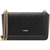 L.Credi Filiberta Umhängetasche Polyurethan Black