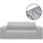 vidaXL Stretch Sofahusse 2-Sitzer Grau Polyester-Jersey