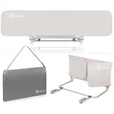 lionelo Bettschutzgitter LORA 2 Sicherheitsgurte  beige
