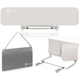 lionelo Bettschutzgitter LORA 2 Sicherheitsgurte  beige