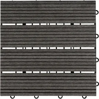 WPC Bavaro anthrazit 30 x 30 x 2,2 cm 6 St.