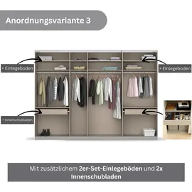 OTTO home Schwebetürenschrank KOLUNA 315 x 229 x 62 cm Grau