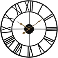 AMS Wanduhr Römische Ziffern Quarz 50cm- 9685