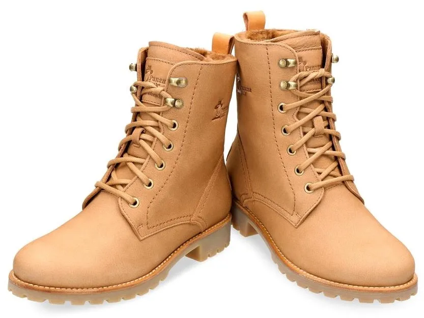 Panama Jack Winterboots »Fara Igloo«, mit Logoprägung an der Ferse und Seite Panama Jack camelfarben 38