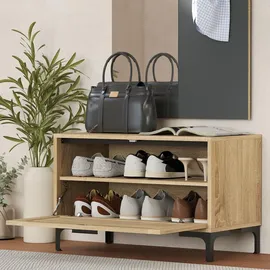 Homcom Garderoben-Set 60 x 13,5 x 127,5 cm beige