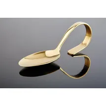 APS Gourmetlöffel CLASSIC 12 cm Edelstahl Gold