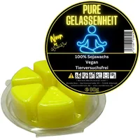 WonderWax Duftwachs WonderWax® Duftwachs Kreis 6 pcs Neon (Pure Gelassenheit), Duftrichtung: Pure Gelassenheit