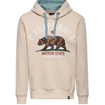 King Kerosin California Motor State Hoodie beige S
