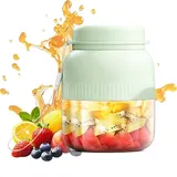 500 ML Tragbarer Mixer, 2026 Neu Smoothie Maker To Go, 10 Klingen Smoothie Mixer Leistungsstarke Performance, Multifunktional Mini Mixer Smoothie Maker für Shakes und Smoothies (1 Stück)