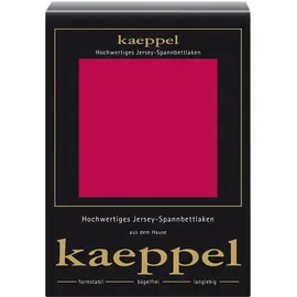 KAEPPEL Spannbettlaken Jersey-Elasthan 180 x 200 - 200 x 220 cm rot