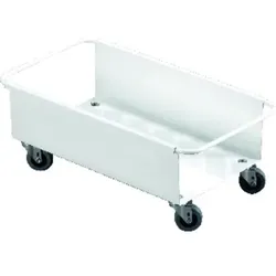 Fahrwagen, weiß f. Wertstoffsammler 60l