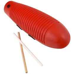 Bounce Plastik-Guiro - Rot - Guiro