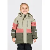 ZigZag Skijacke "Taylora", Jungen, Gr. 92, schwarz, 90% Polyester, 10% Elasthan, mehrfarbig, normal, ohne Ausschnitt, Jacken Skijacke, mit wind- und wasserdichter TPU-Membran