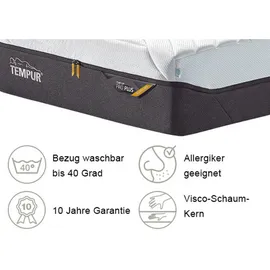 Tempur TEMPUR® Tempur Pro® Plus Matratze Medium Firm CoolQuilt Viscoschaum 140 x 200 cm