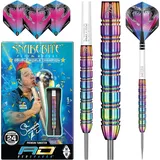 Red Dragon Darts – Peter Wright Snakebite 1 Series 22g – 85% Wolfram– Profi Dartpfeile Metallspitze mit Dart Flüge und Schäften