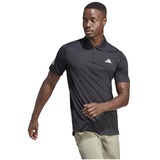 adidas Club Tennis Polo Shirt (Short Sleeve) 3Str Polo, Black, XL