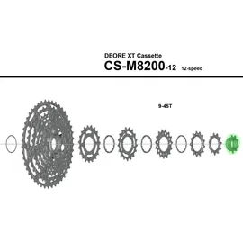 Shimano Ritzel 9 Zähne